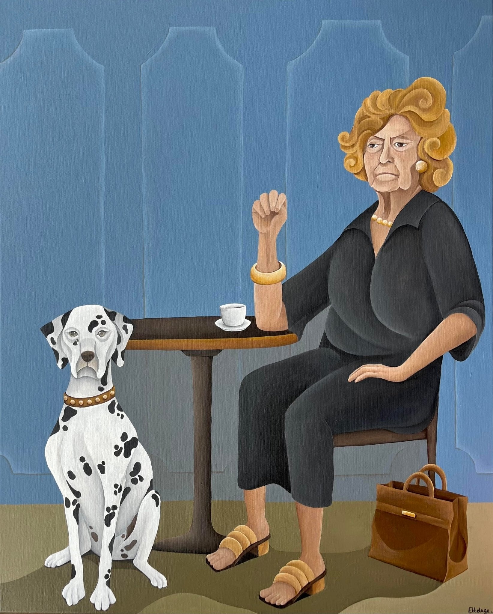 La Dame au Chien par Etteluge. - Faiseur de Beau