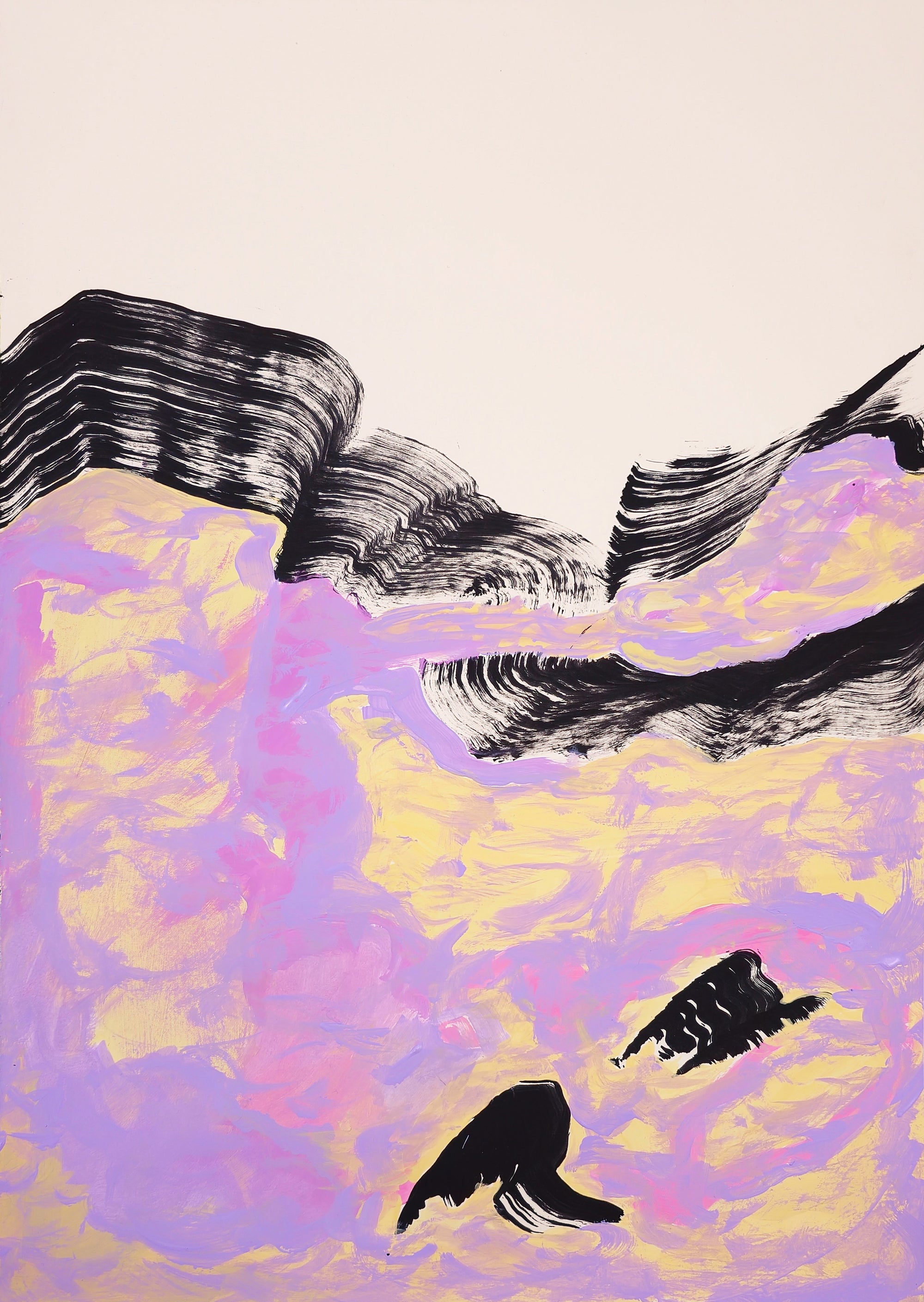 Falaise rose le matin, 2026