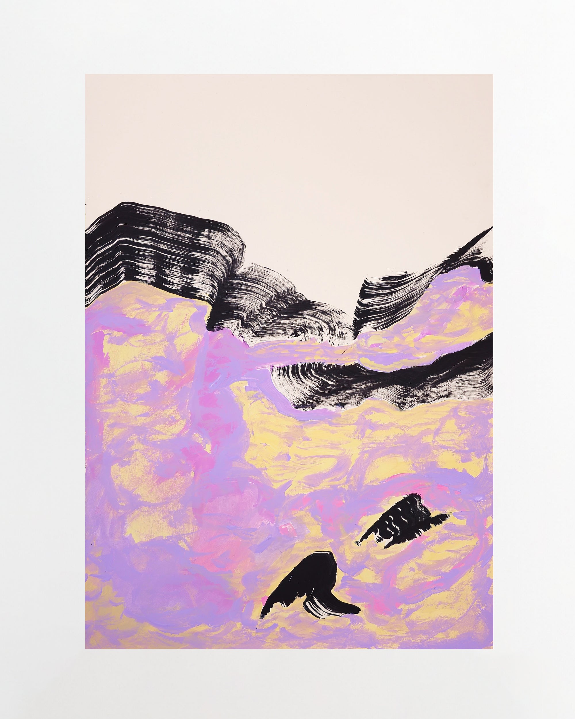 Falaise rose le matin, 2026