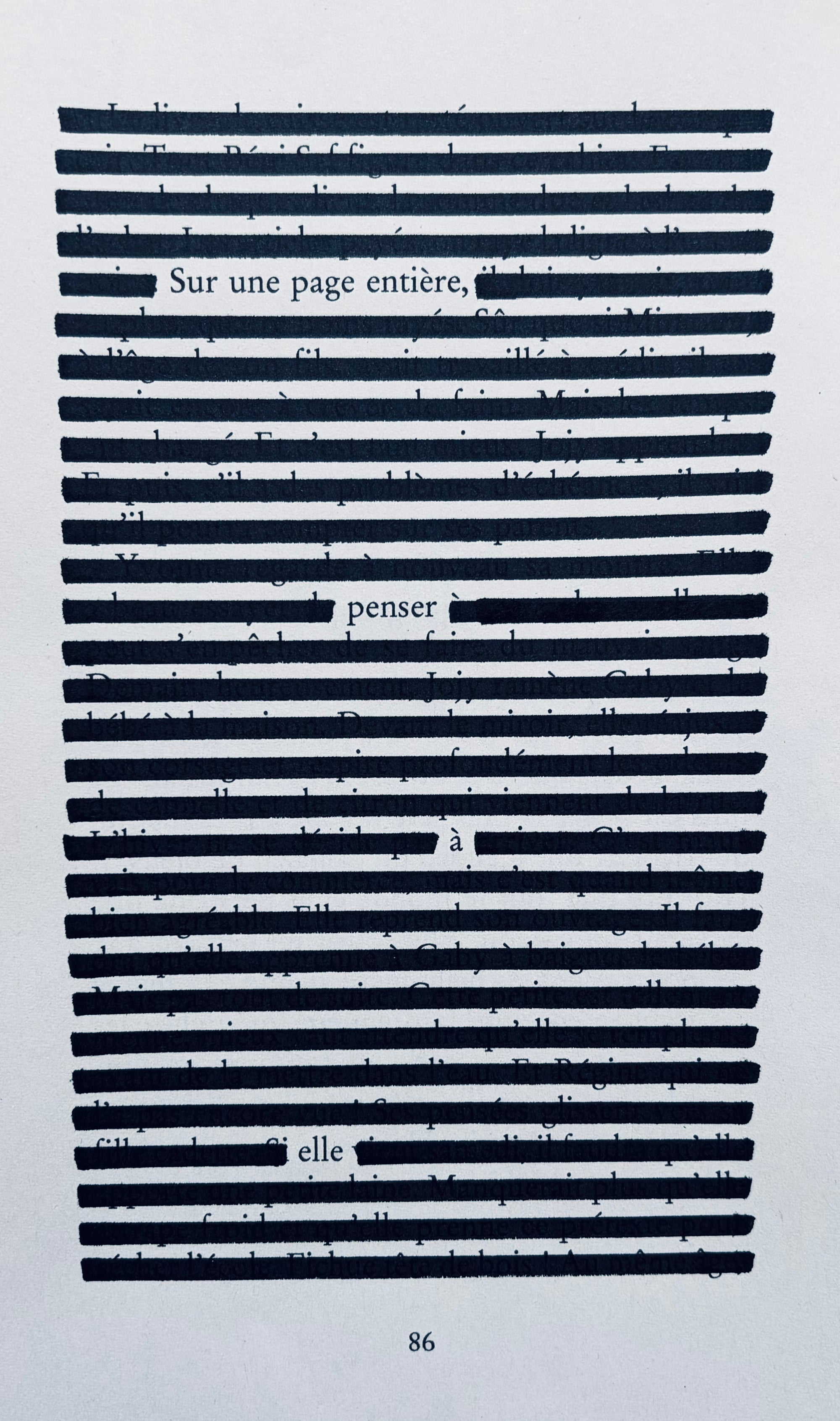 “Penser à elle”